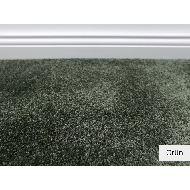 Liva Teppichboden Meterware Wunschmass in Grün