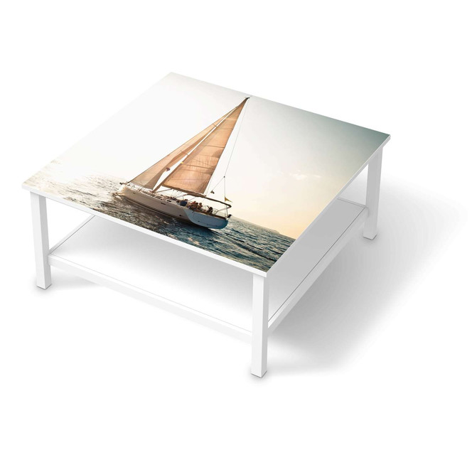 Klebefolie IKEA Hemnes Tisch 90x90cm - Freedom- Bild 1