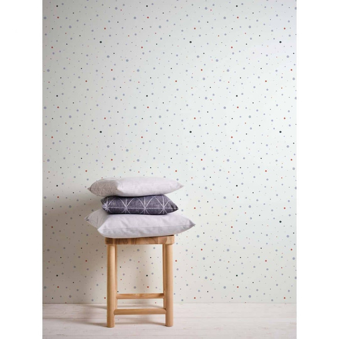A.S. Création Kinderzimmertapete Little Love Vliestapete mit Punkten grau, weiss, rot