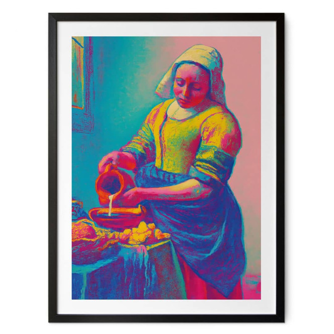 Poster Milchmagd - Pop Art - Treechild