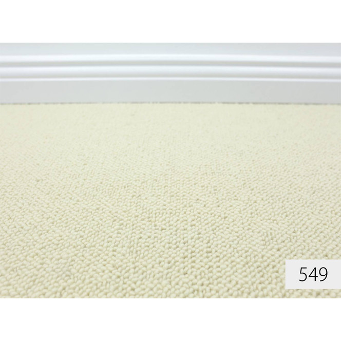 Tango Teppichboden Meterware in Wollweiss 549