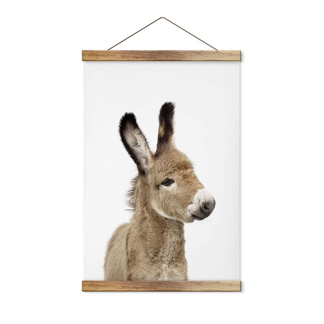 Stoffbild Sisi & Seb - Baby Esel