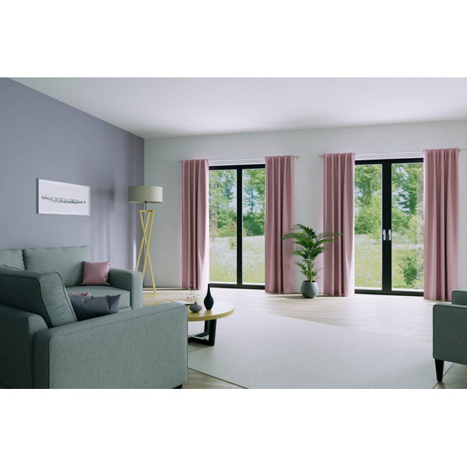 Homing Fertigschal mit verdeckten Schlaufen Galdin rose - 2.45 x 1.4m - Bild 1