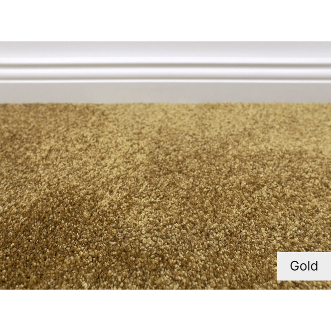 Liva Teppichboden Meterware in Gold