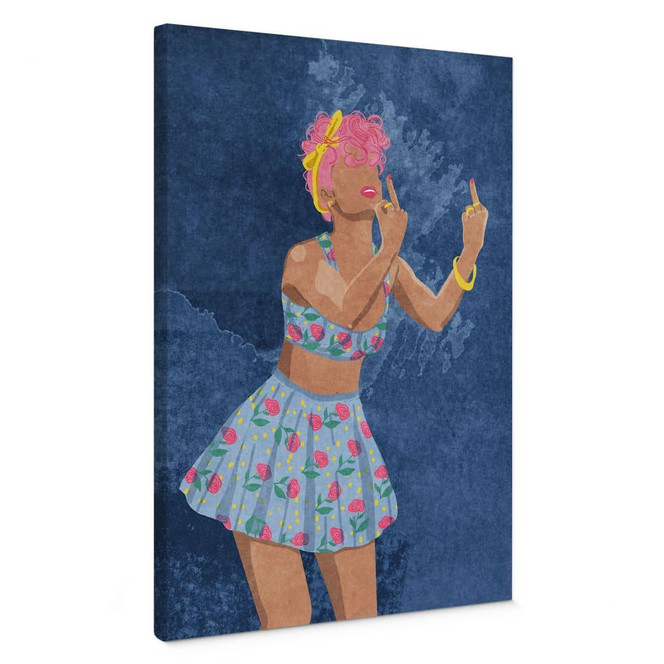 Leinwandbild Rockabilly Girl: Not your girl - Oltmanns