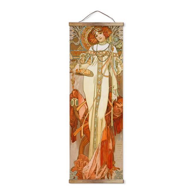 Stoffbild Mucha - Der Herbst 1900 - Panorama