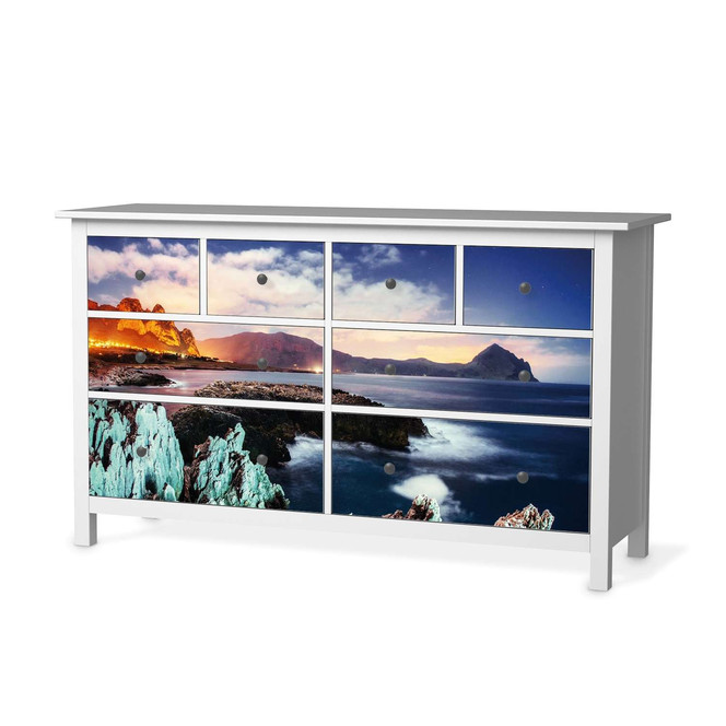 Möbelfolie IKEA Hemnes Kommode 8 Schubladen - Seaside- Bild 1