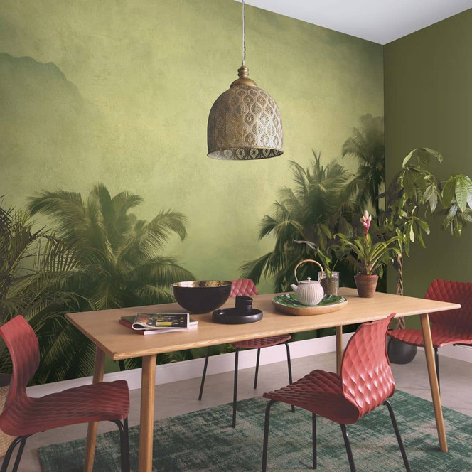 Landschaftstapete Big Pictures grün 4.50 x 2.70 m