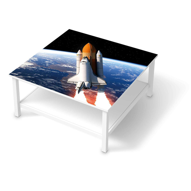 Klebefolie IKEA Hemnes Tisch 90x90cm - Space Traveller- Bild 1