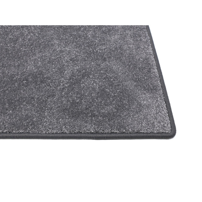 Zagreb Velours Kettelteppich Wunschmass in Grau