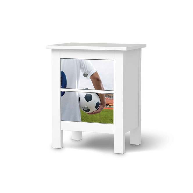 Möbelfolie IKEA Hemnes Kommode 2 Schubladen - Footballmania- Bild 1