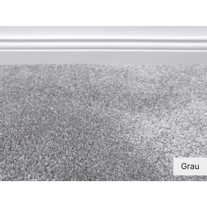 Liva Teppichboden Meterware in Grau