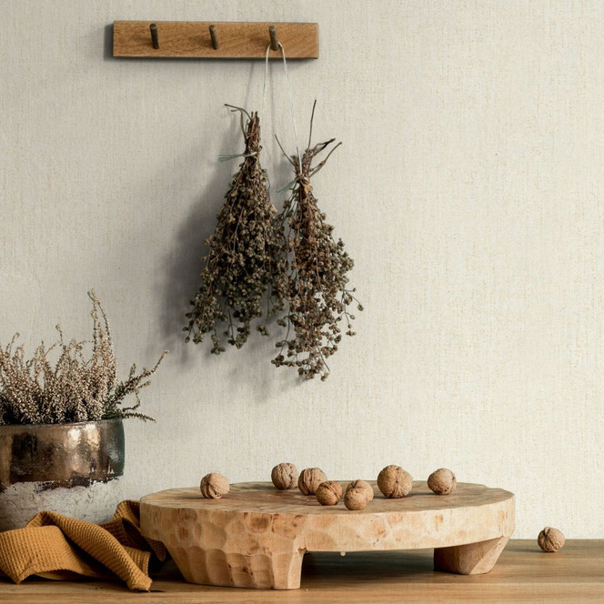 Vliestapete in Beige Leicht Strukturiert Uni Modern