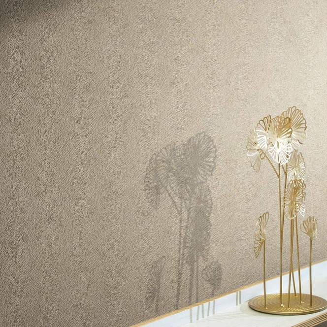 Vliestapete in moderner Putzoptik beige Struktur