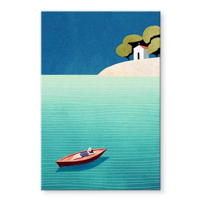 Acrylglasbild Siesta im Sommer - Rivers