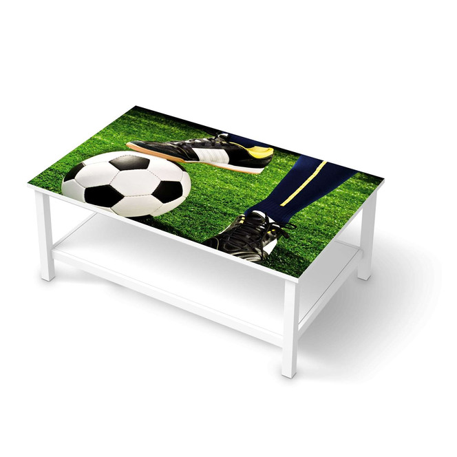 Möbelfolie IKEA Hemnes Tisch 118x75cm - Fussballstar- Bild 1