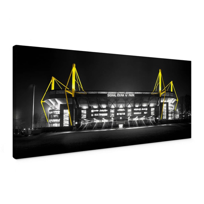 Leinwandbild Stadion in Dortmund - Grey