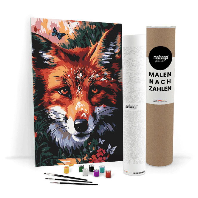 Malen nach Zahlen Leinwandbild - Fuchs Ferdinand