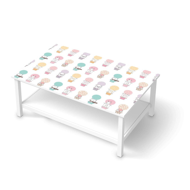 Möbelfolie IKEA Hemnes Tisch 118x75cm - Flying Animals- Bild 1