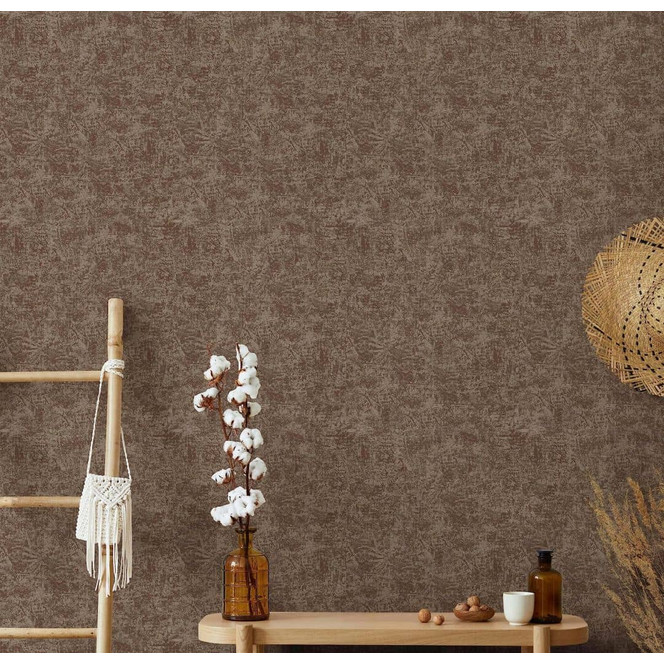 Vliestapete Uni Modern, Klassisch, Opulent in Kupfer