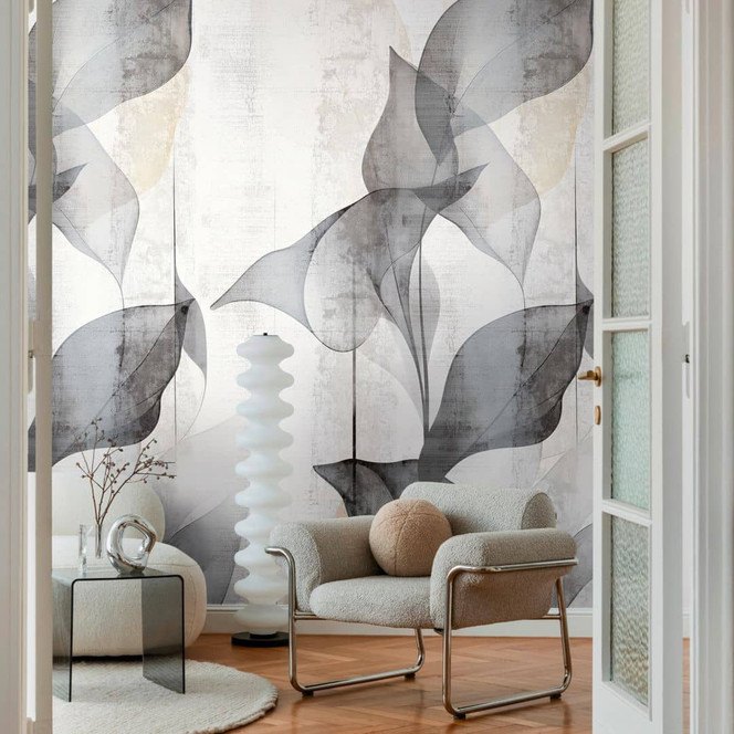 COSMOPOLITAN Design Fototapete Schwarz Weiss Beige - moderne Muster-Vliestapete