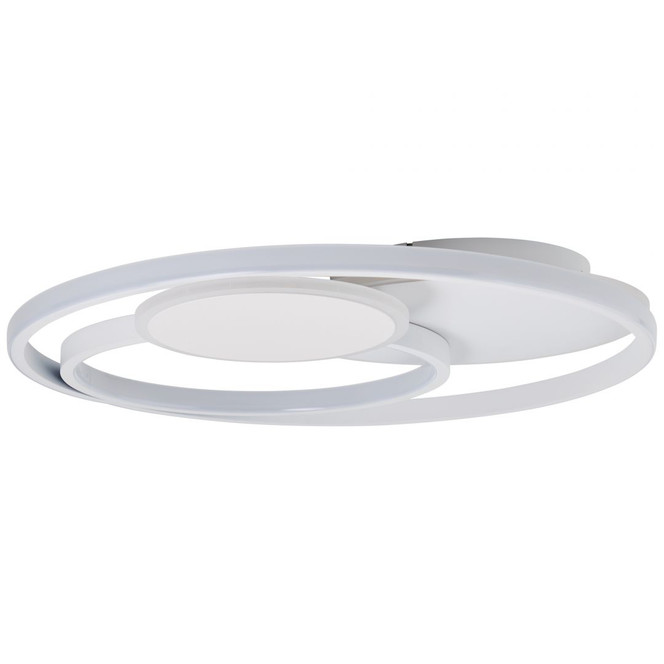 Deckenleuchte Mick, weiss, 7 x 50 cm, Metall Deckenlampe, dimmbar