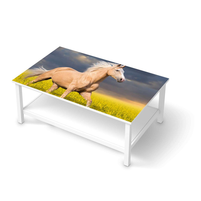 Möbelfolie IKEA Hemnes Tisch 118x75cm - Wildpferd- Bild 1