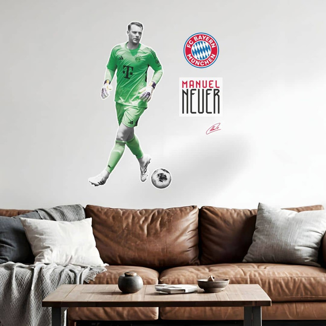 Wandtattoo FC Bayern Spieler Manuel Neuer 2025/26