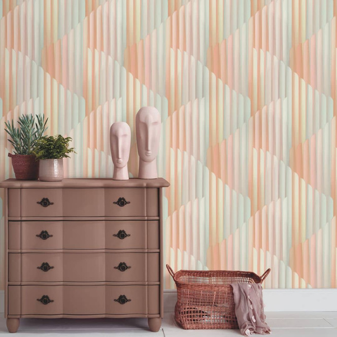 Grafiktapete Elysium rose