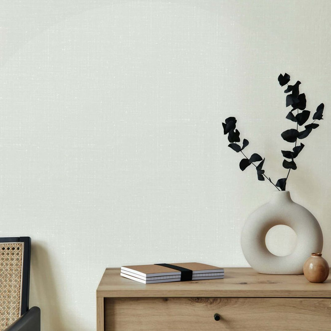 Vliestapete Uni Struktur Modern in Grau