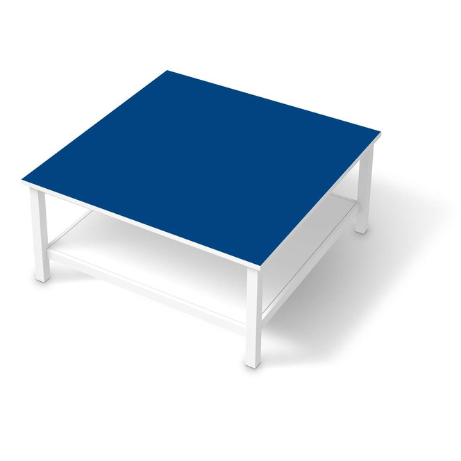 Klebefolie IKEA Hemnes Tisch 90x90cm - Blau Dark- Bild 1