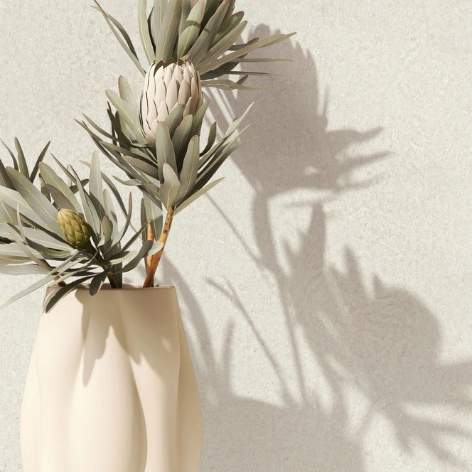 Vliestapete in Beige Strukturierte Putzoptik Uni