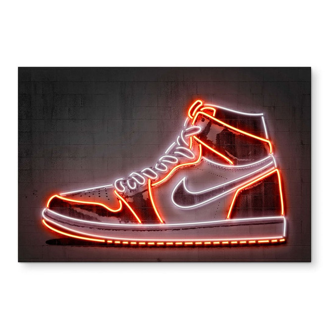 Wandbild Sneaker - Mielu - Alu-Dibond