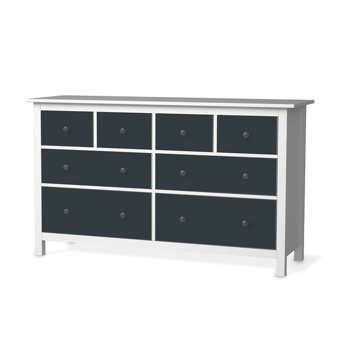 Möbelfolie IKEA Hemnes Kommode 8 Schubladen - Blaugrau Dark- Bild 1