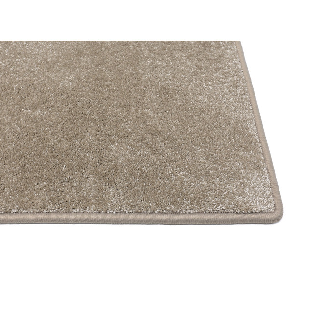 Zagreb Velours Kettelteppich Rechteck Wunschmass in Sand