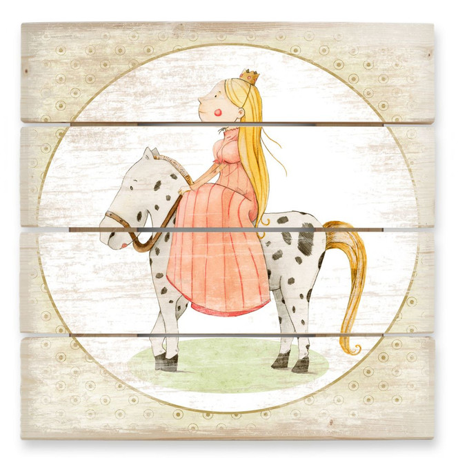 Holzbild Loske - Prinzessin - Bild 1