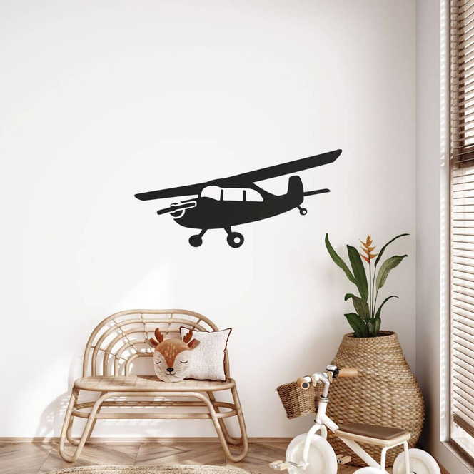 Wandtattoo Propeller Flugzeug