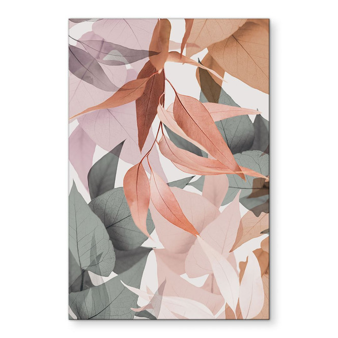 Wandbild Bunte Eukalyptusblätter - Sisi & Seb - Alu-Dibond