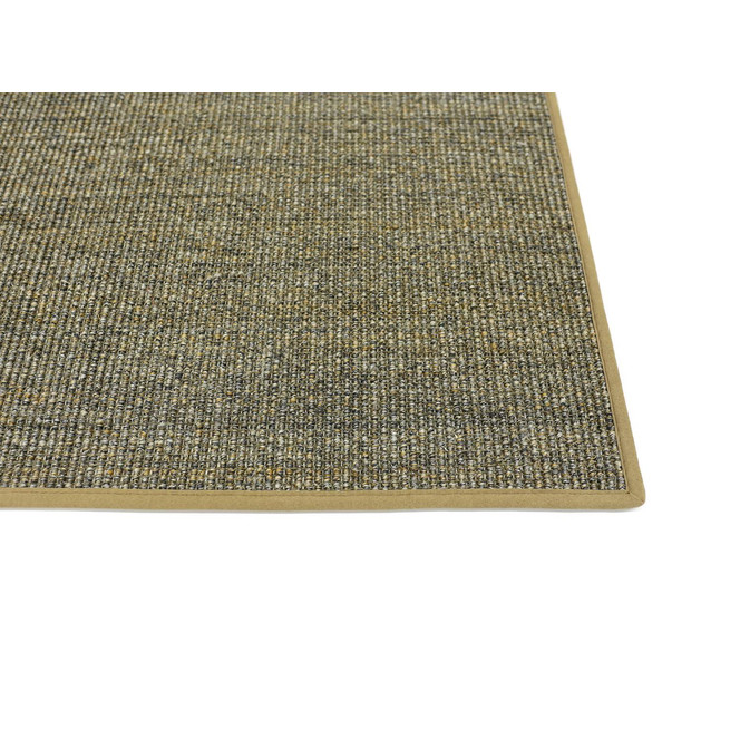 Salsa Sisal Paspelteppich Rechteck Wunschmass in Granit