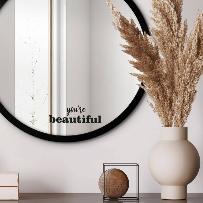 Spiegel Sticker You're beautiful