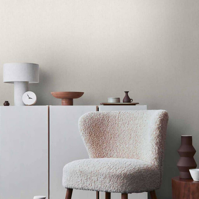 Strukturierte Vliestapete in hellem Grau - moderne Wandtapete für ein harmonisches Zuhause