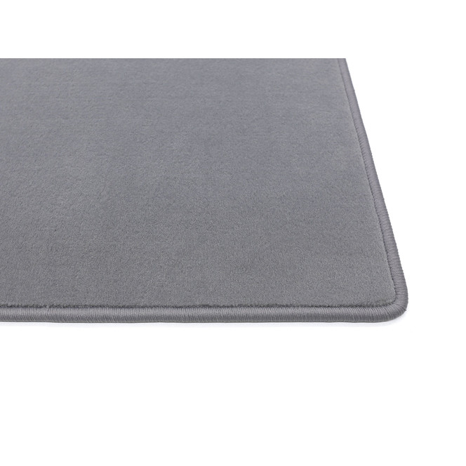 Luca Velours Kettelteppich in Grau