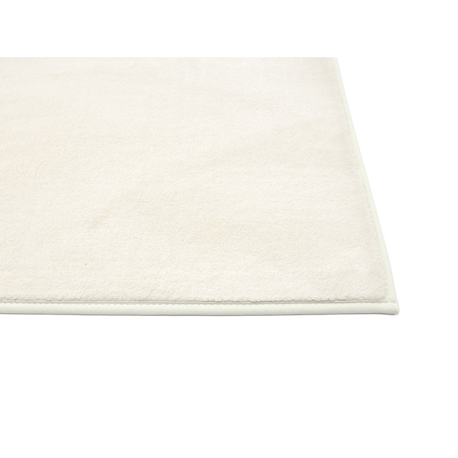 Samantha Velours Paspelteppich Rechteck Wunschmass in White