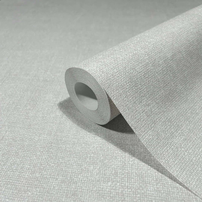 Vliestapete in moderner Struktur einfarbig grau Uni