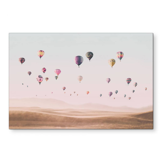 Wandbild Heissluftballons - Sisi & Seb - Alu-Dibond