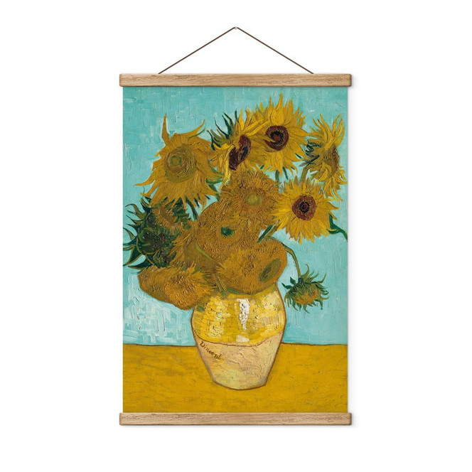 Stoffbild Sonnenblumen - Van Gogh