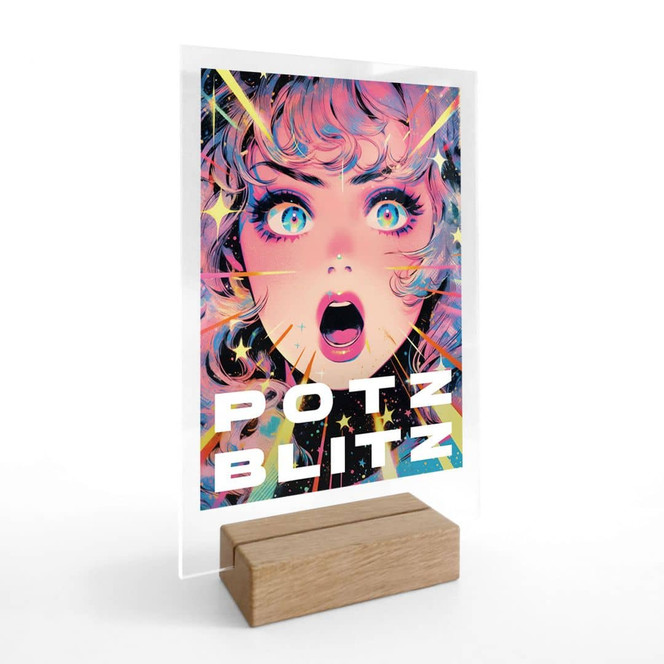 Tischaufsteller Potzblitz im Anime-Stil - Treechild