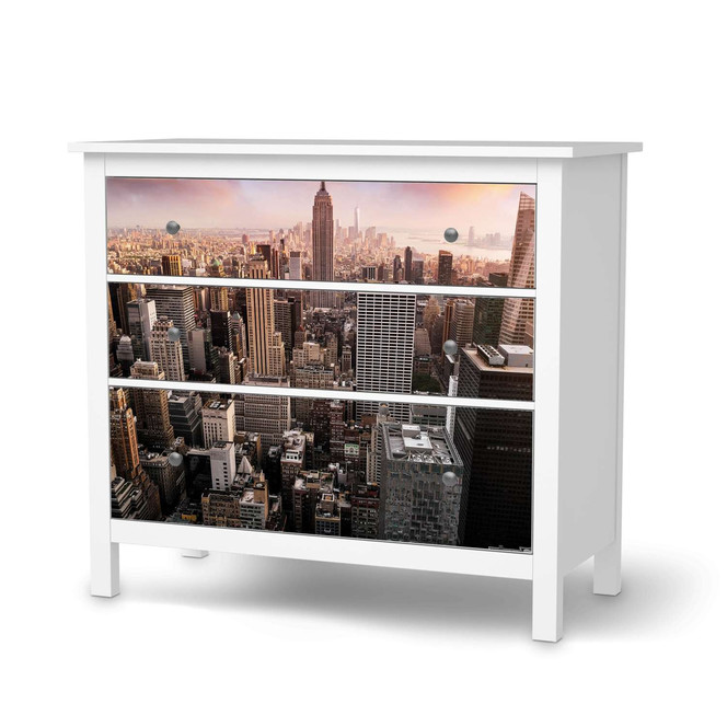 Möbelfolie IKEA Hemnes Kommode 3 Schubladen - Big Apple- Bild 1