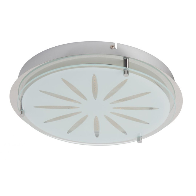 Wand- und Deckenleuchte Dora, metallic, 5.5 x 33 cm, Glas Deckenlampe