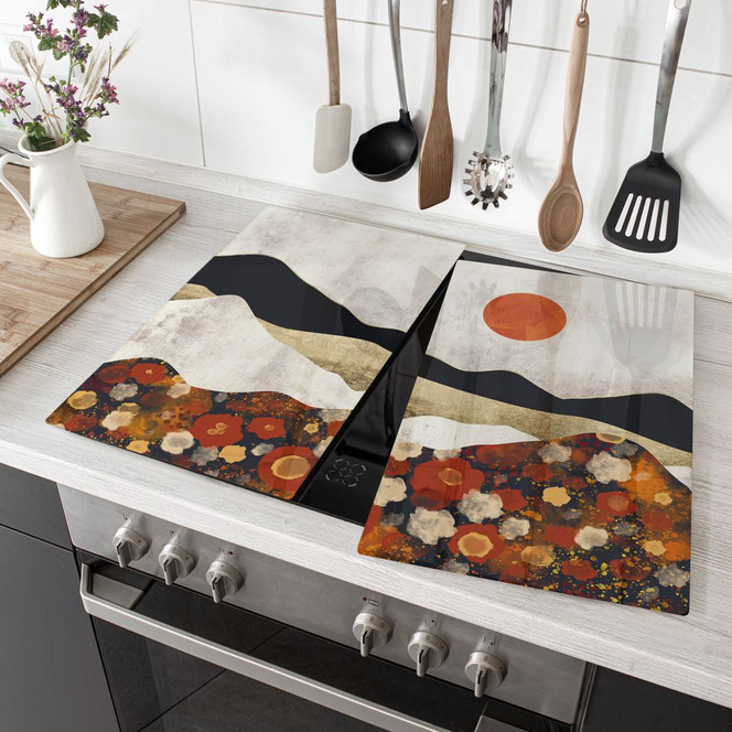 Herdabdeckplatte Herbstliche Berglandschaft - SpaceFrog Designs